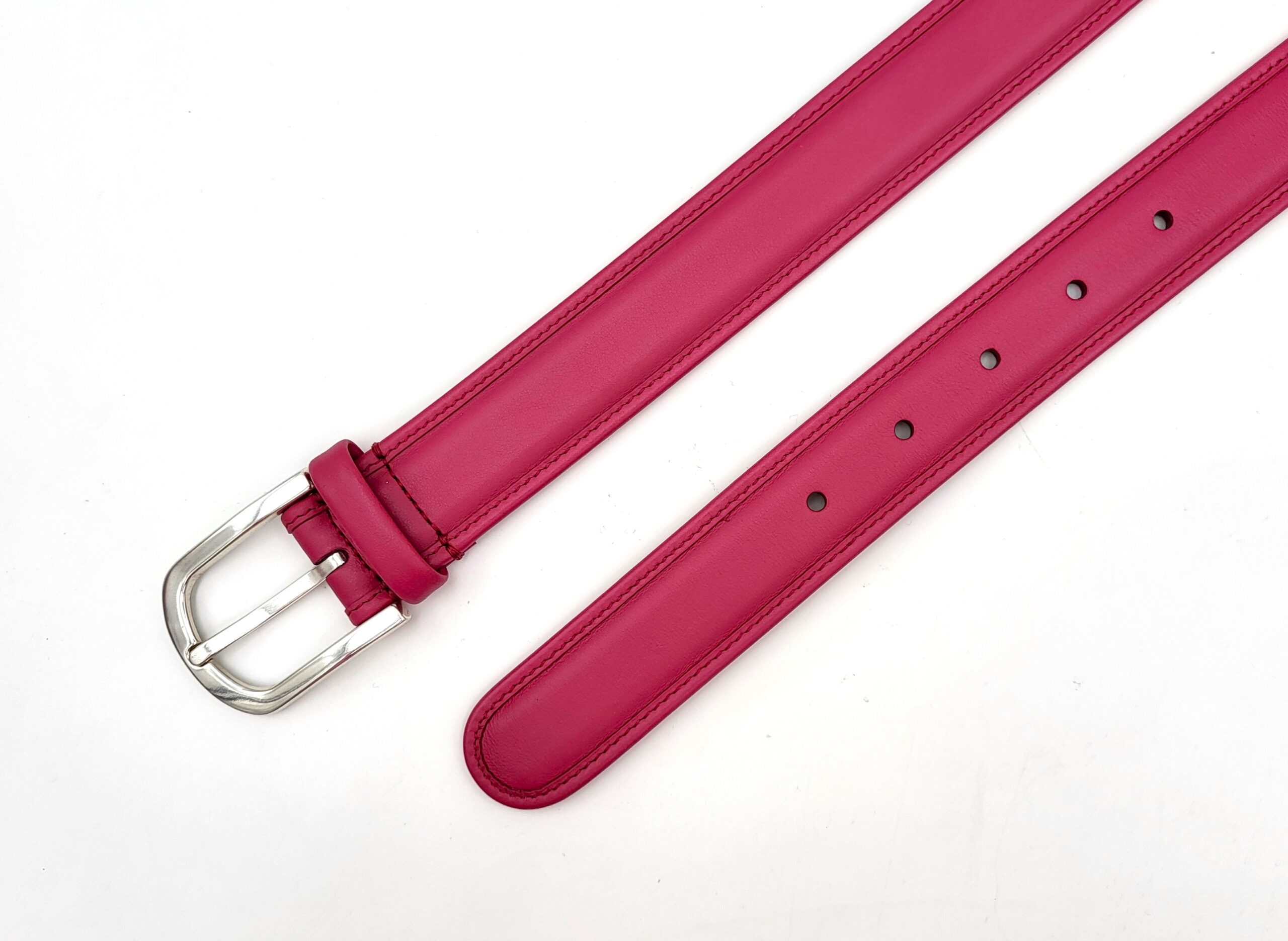 cintura pelle mohair fucsia donna